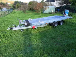 Remolque plataforma para coches