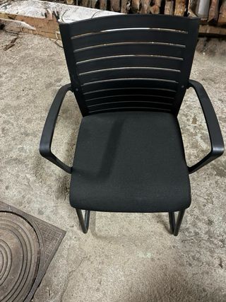 Escritorio de oficina madera y metal