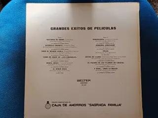 DISCO VINILO GRANDES ÉXITOS DE PELÍCULAS