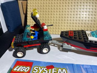 Lego System 6596 - Coche, Barco y Remolque