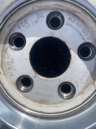 Llantas Audi Matilleras Cromadas Ultraligeras