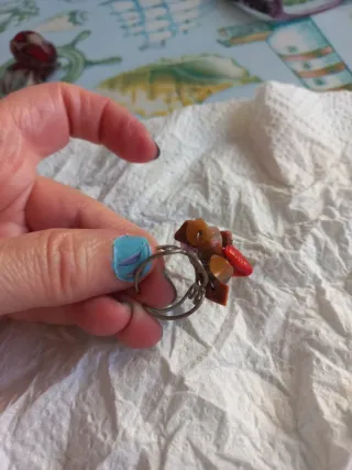 Anillo ajustable piedras naturales