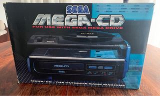 Sega Mega CD Consola Negra
