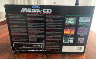 Sega Mega CD Consola Negra