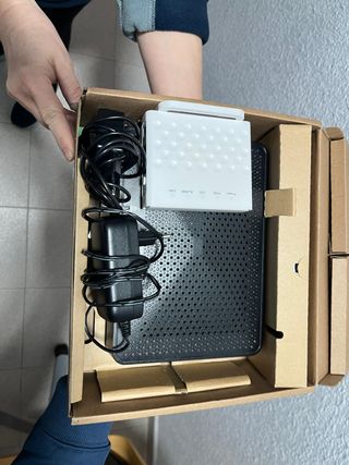 Router + terminal red óptica