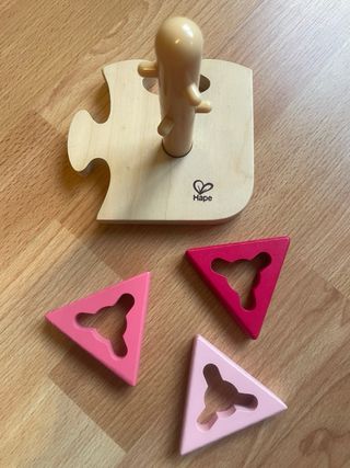Puzzle apilable de madera, Hape