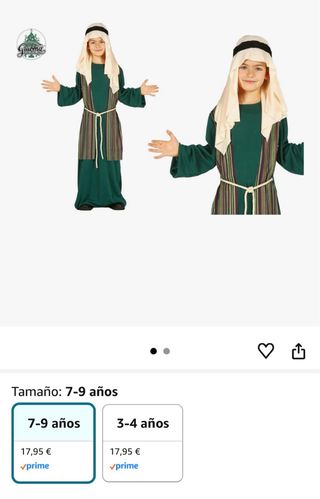 Disfraz San José Pastor 7-9 años