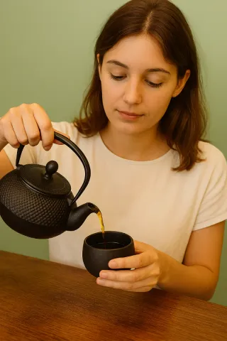 Tetera Japonesa de hierro fundido 30cl esmaltada