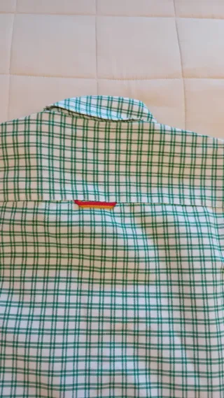 Camisa SPAGNOLO cuadros verdes Talla M