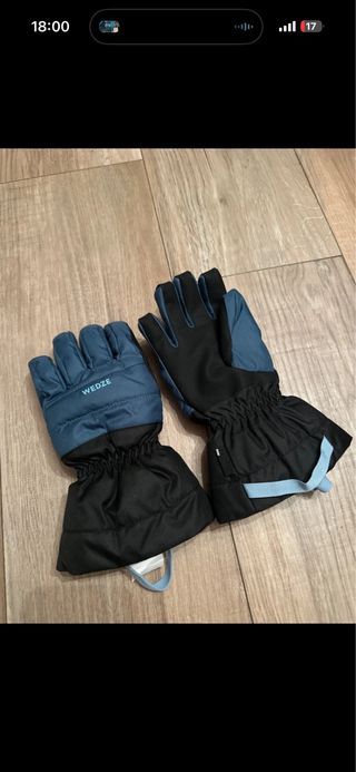 Guanti da neve bambino Wedze blu taglia 6 anni