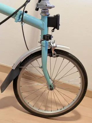 Brompton 6 velocidades con cubiertas Tannus