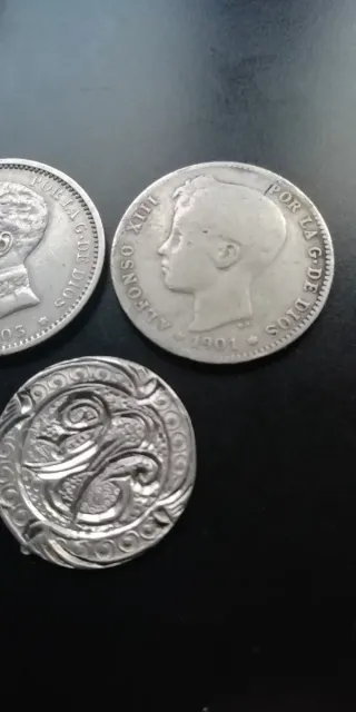 Lote de 3 monedas antiguas