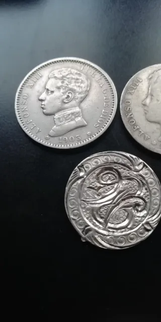 Lote de 3 monedas antiguas