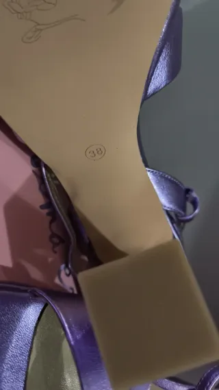 Sandalias Alma en Pena Morado/Plata