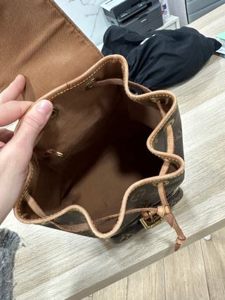 Mochila Louis Vuitton Montsouris PM Marrón