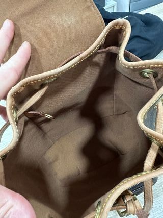 Mochila Louis Vuitton Montsouris PM Marrón