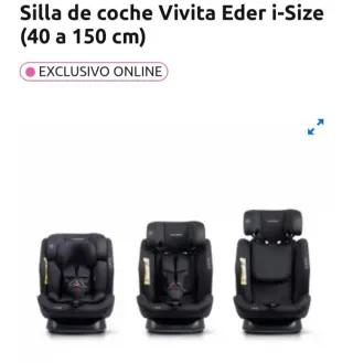 Silla Coche Vivita Eder i-Size 40-150cm