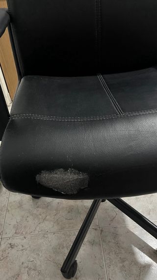 Silla de oficina IKEA negra