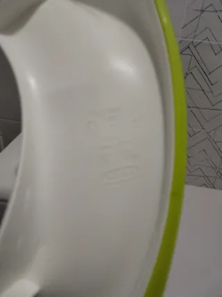 Adaptador Orinal Baño Infantil Blanco/Verde