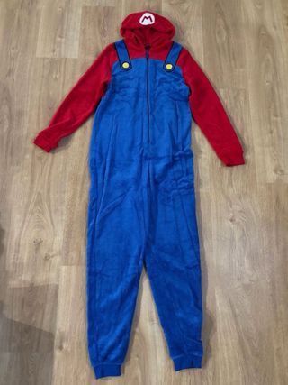 Pijama Disfraz Mario Bros Adulto Talla S