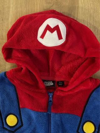 Pijama Disfraz Mario Bros Adulto Talla S