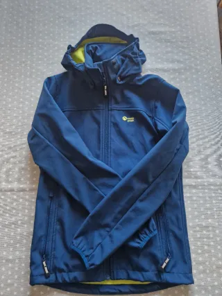 Chaqueta Softshell Neak Peak Azul y Verde