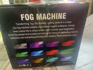 Macchina del fumo con 8 LED e palla disco