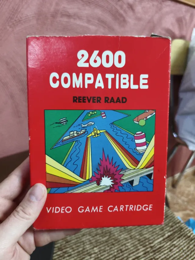 Jeu Atari 2600 / 7800 - Reever Raad - PAL - Testé Et Fonctionne