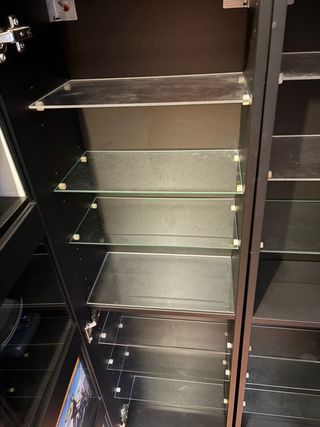 2 Vitrinas Brimnes IKEA Negras