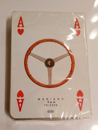 Modiano - carte da poker celebrative Alfa Romeo