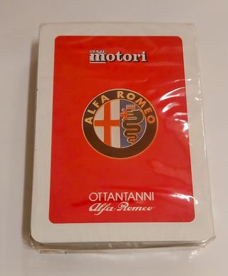 Modiano - carte da poker celebrative Alfa Romeo