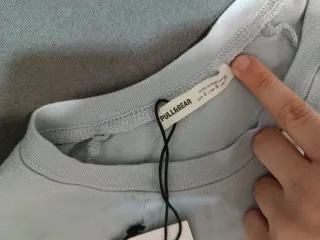 Camiseta Pull&Bear azul talla S