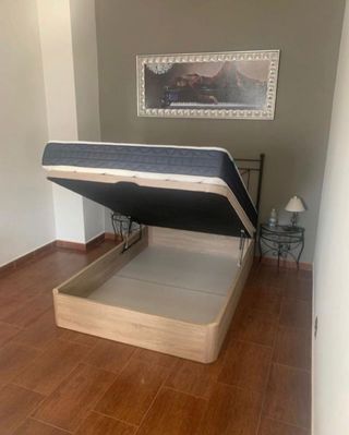 Cama canapé + colchón 135x190 en oferta canapé