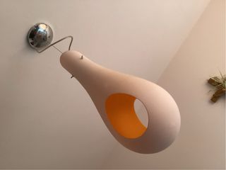 Lampada soffitto moderna goccia arancione