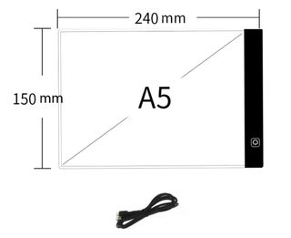 Pizarra de calco LED