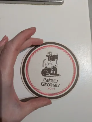 4 Sottobicchieri Bieres Georges in carta