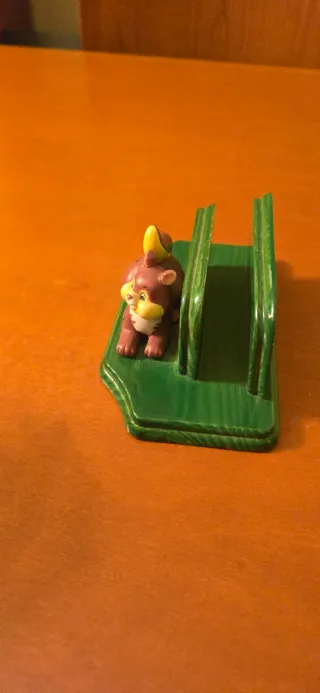 Portacarte portalettere in legno con scoiattolo