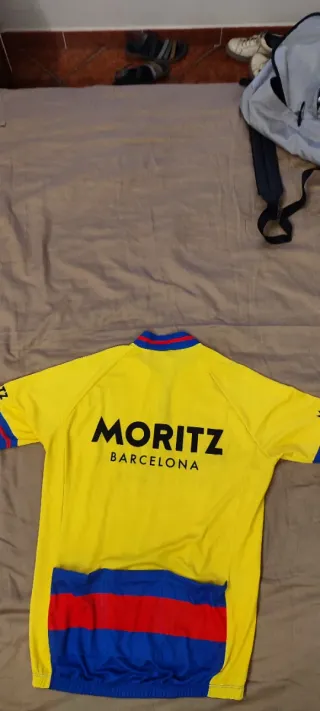 Maillot Ciclismo Moritz Barcelona Amarillo