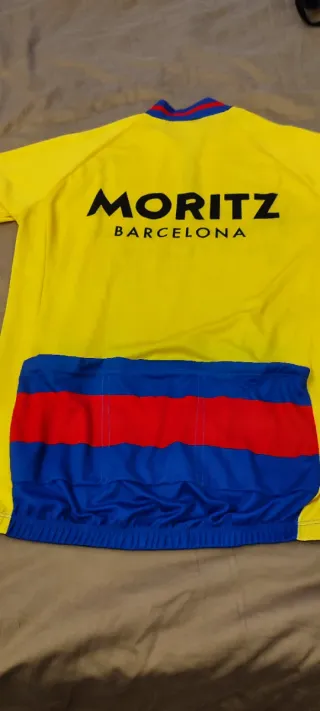 Maillot Ciclismo Moritz Barcelona Amarillo