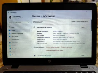 Portátil HP EliteBook 820 Procesador I5. Gris/Plat