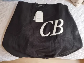 Jersey CB punto hombre negro