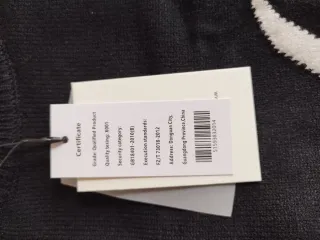 Jersey CB punto hombre negro