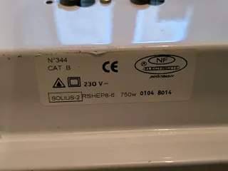 Lote 3 radiadores eléctricos