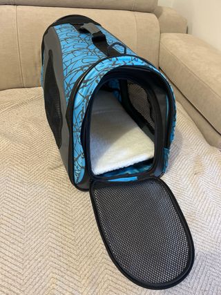 Transportín plegable para mascotas