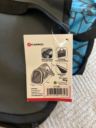 Transportín plegable para mascotas