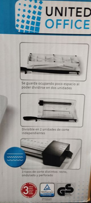 Guillotina de Palanca Cizalla Rodillo United Ofice