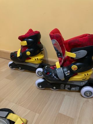 Patines y protecciones Batman