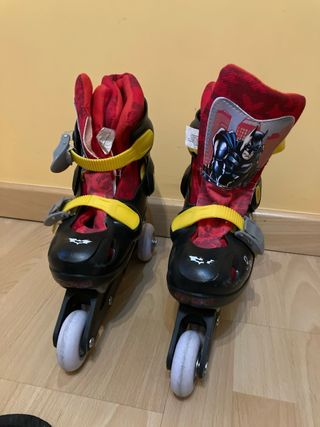 Patines y protecciones Batman