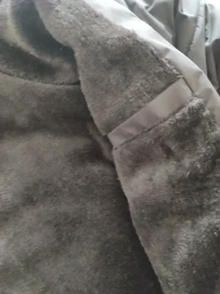 Abrigo acolchado hombre negro muy abrigado