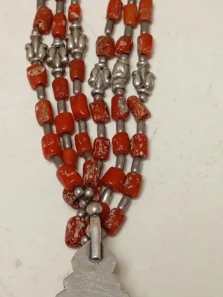 Collar etnico Plata 925,  72 grammos.